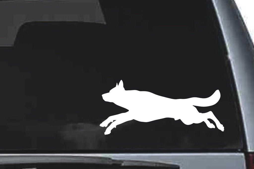 Picniva Wolf Sty20 Vinyl Car Window Decal, Approx 5 in