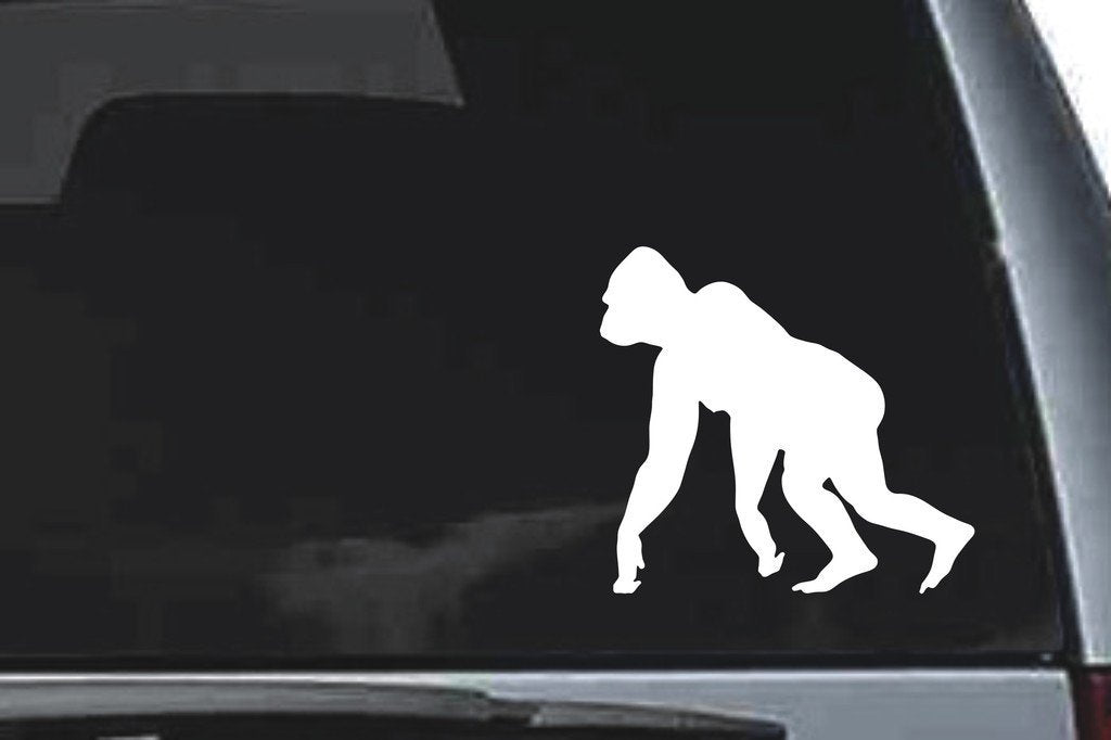 Picniva Gorilla Sty13 Vinyl Car Window Decal, Approx 5 in