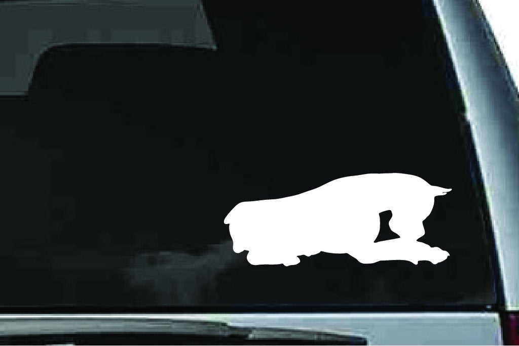 Picniva Boxer Dog Sty11 Vinyl Car Window Decal, Approx 5 in