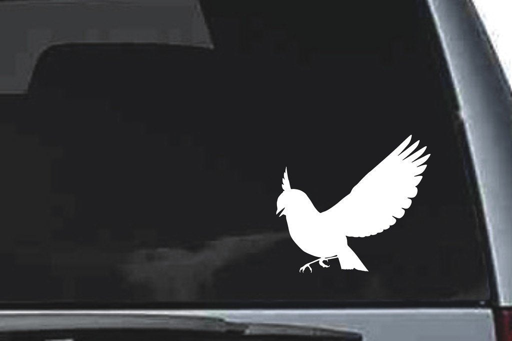 Picniva Bluebird Sty1a Vinyl Car Window Decal, Approx 5 in