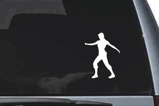 Picniva Standing Sty15 Vinyl Car Window Decal, Approx 5 in