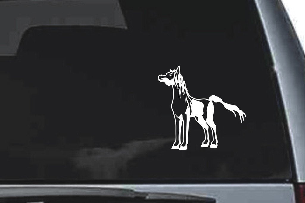 Picniva Pony Sty2 Vinyl Car Window Decal, Approx 5 in