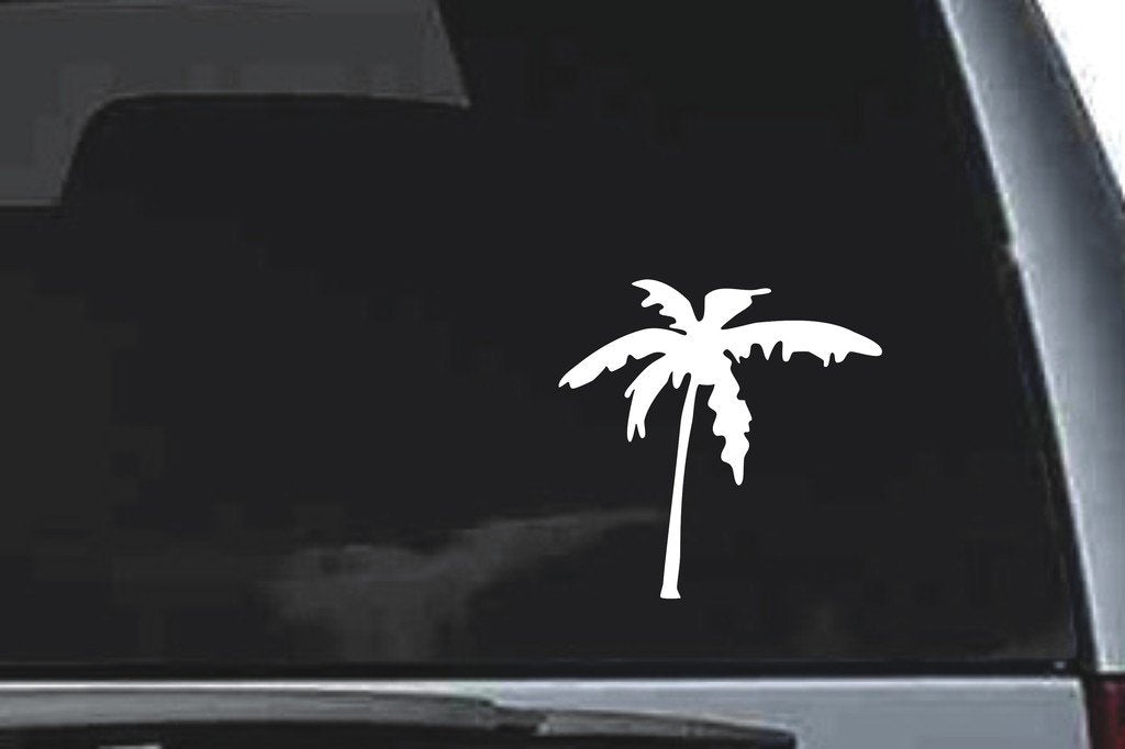 Picniva Tree Sty349 Vinyl Car Window Decal, Approx 5 in
