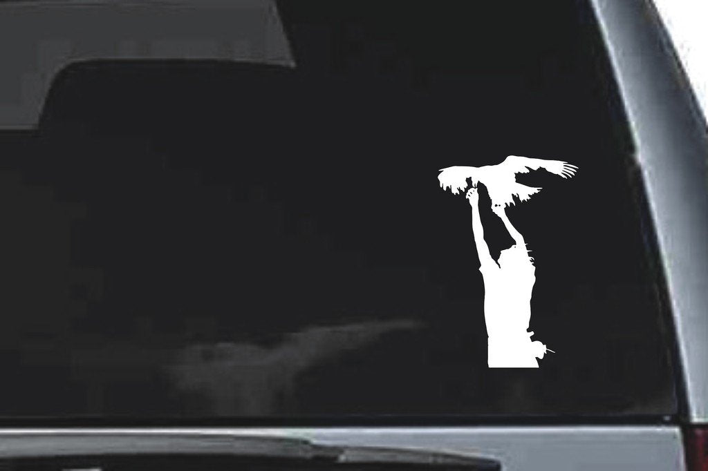 Picniva Raptor Sty4 Vinyl Car Window Decal, Approx 5 in