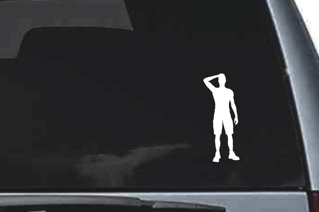 Picniva Standing Sty20 Vinyl Car Window Decal, Approx 5 in