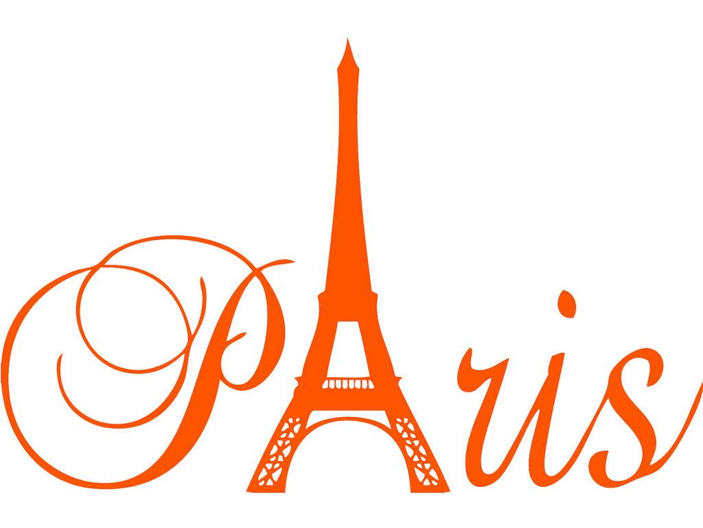 Decaltor Paris Eiffel Tower Vinyl Wall Decal for Girls Bedroom Decor