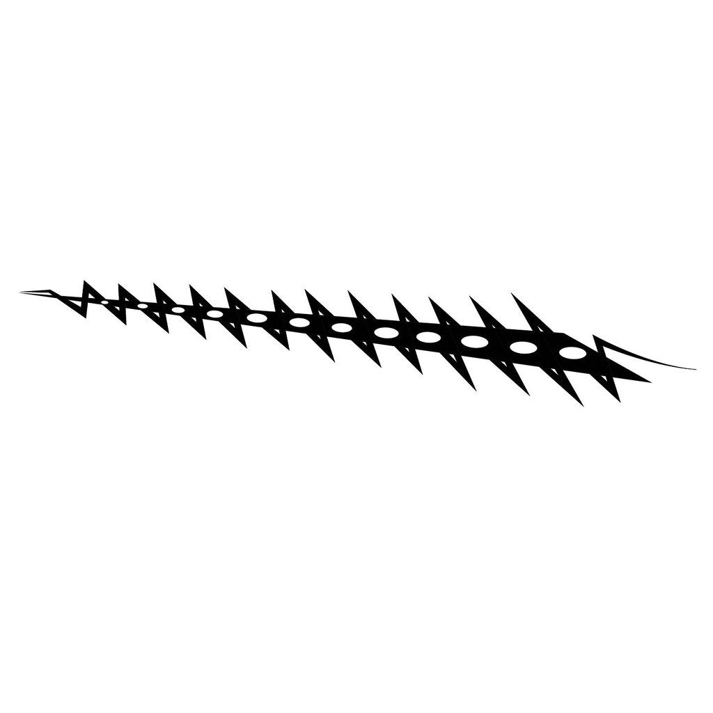 Picniva sty150 Racing Car Body Side Stripes Sticker Decal 2 Pcs