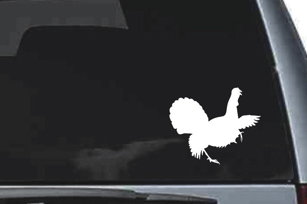 Picniva Turkey Sty7a Vinyl Car Window Decal, Approx 5 in