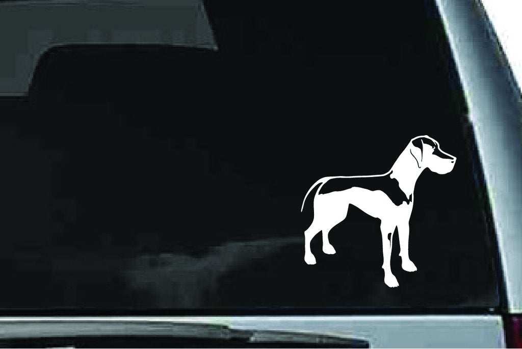 Picniva Great Dane Dog Sty1 Vinyl Car Window Decal, Approx 5 in