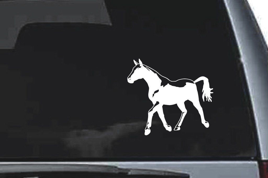 Picniva Horse Sty36 Vinyl Car Window Decal, Approx 5 in