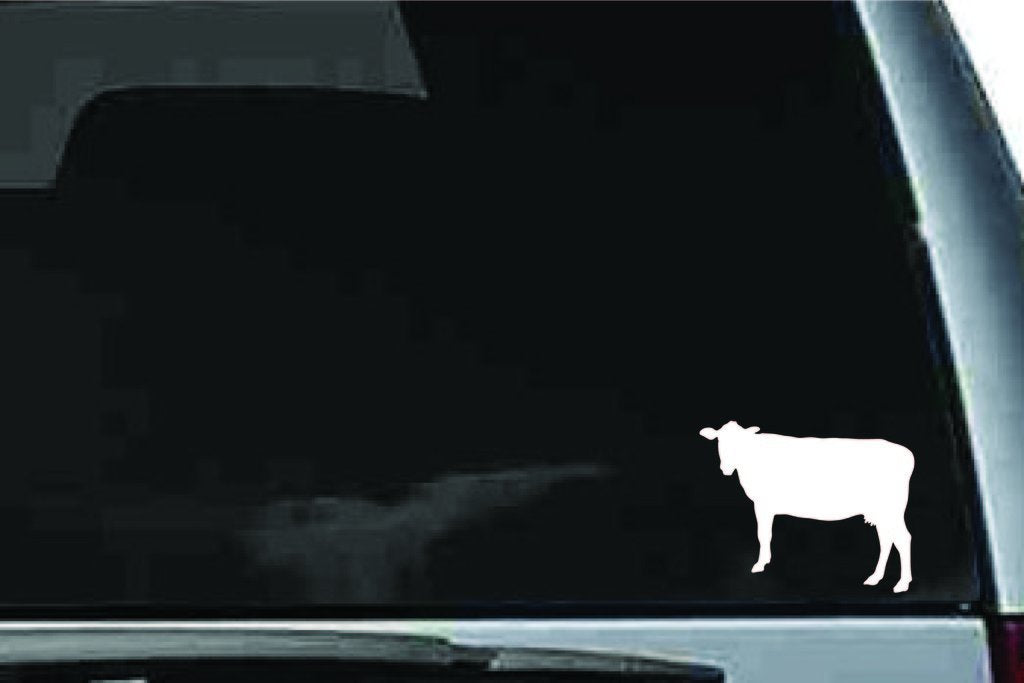 Picniva Cow Sty97 Vinyl Car Window Decal, Approx 5 in