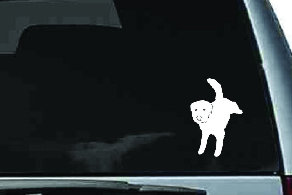 Picniva Dog Sty10 Vinyl Car Window Decal, Approx 5 in