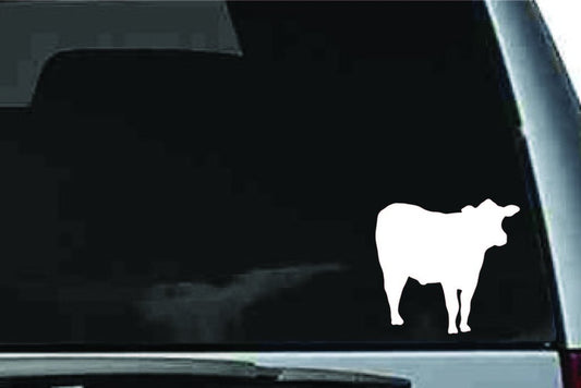 Picniva Cow Sty61 Vinyl Car Window Decal, Approx 5 in