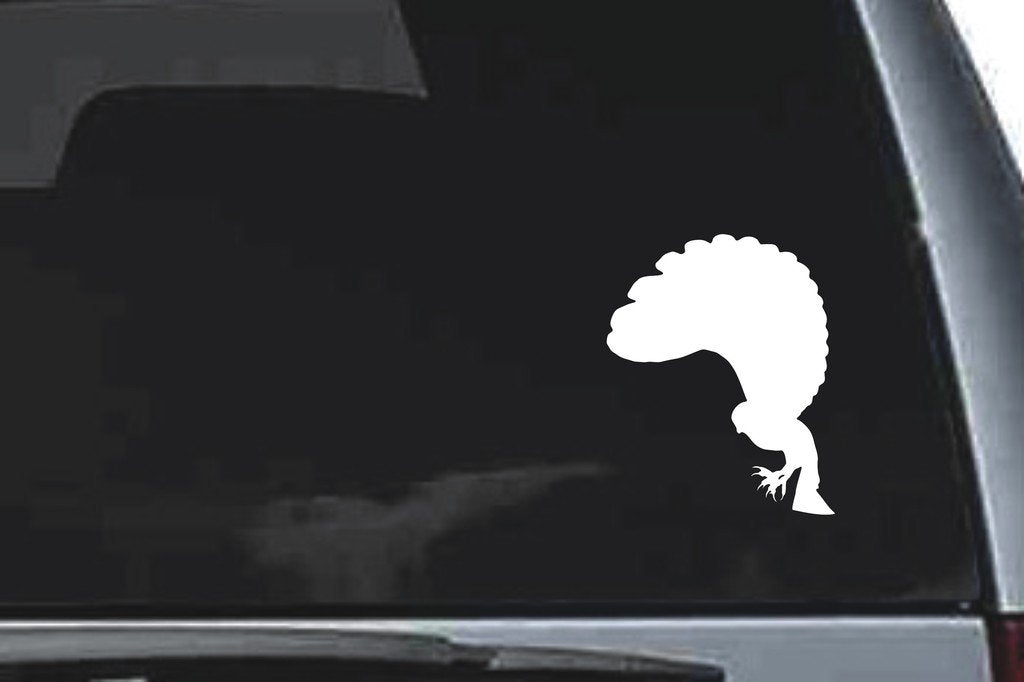 Picniva Snowy Owl Sty2 Vinyl Car Window Decal, Approx 5 in