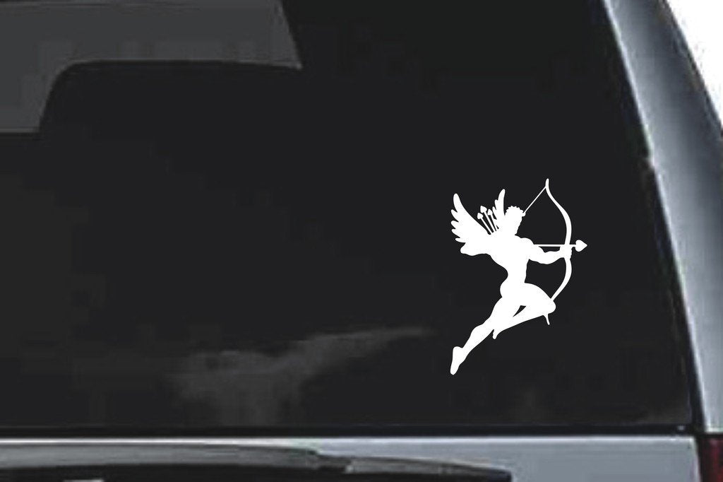 Picniva Cupid Sty15 Vinyl Car Window Decal, Approx 5 in