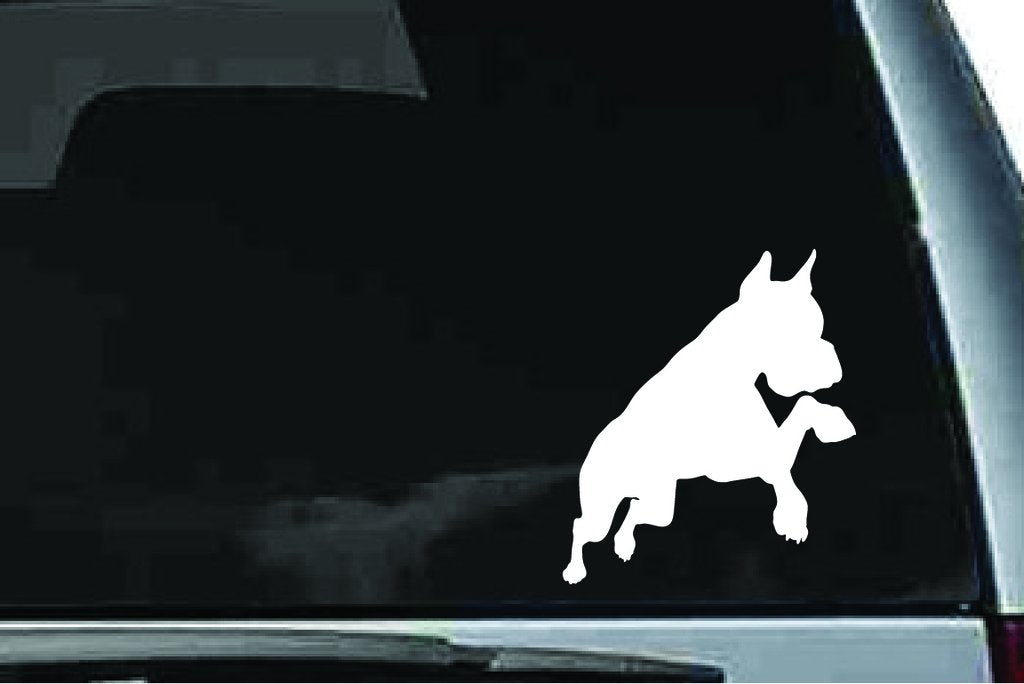 Picniva Boxer Dog Sty24 Vinyl Car Window Decal, Approx 5 in