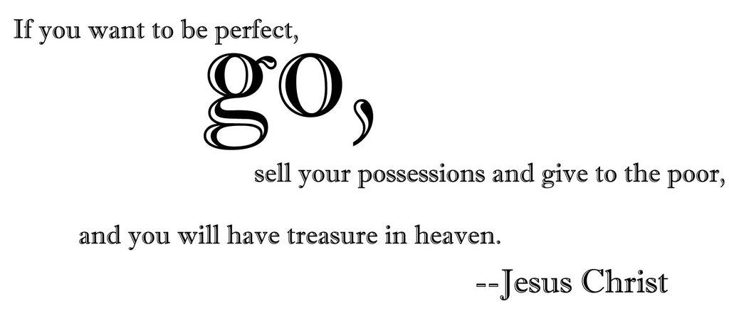 Picniva Jesus Christ If You Want To Be Perfect Scripture Vinyl Wall Decal