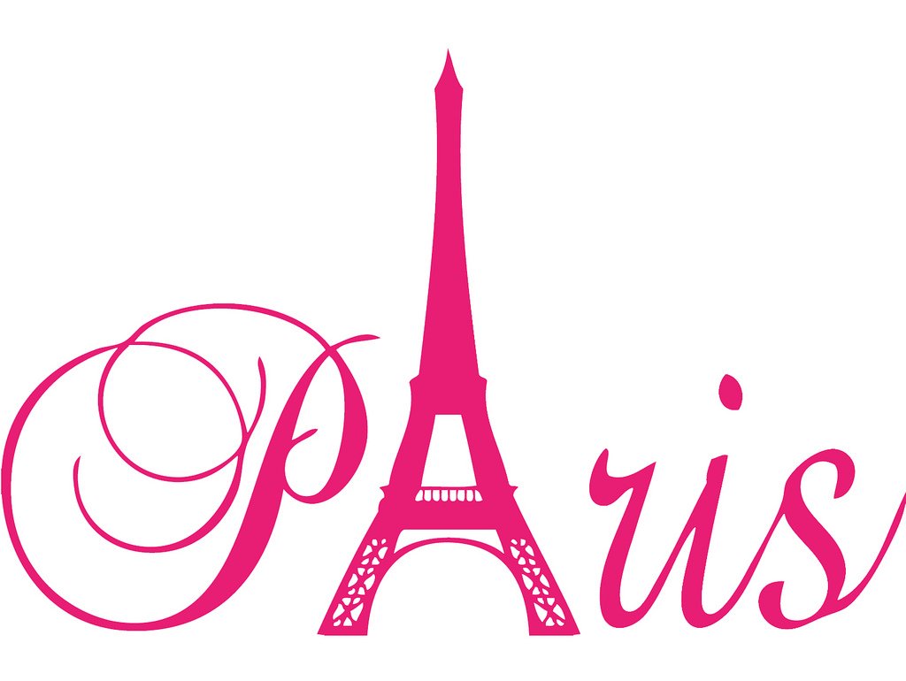 Decaltor Paris Eiffel Tower Vinyl Wall Decal for Girls Bedroom Decor