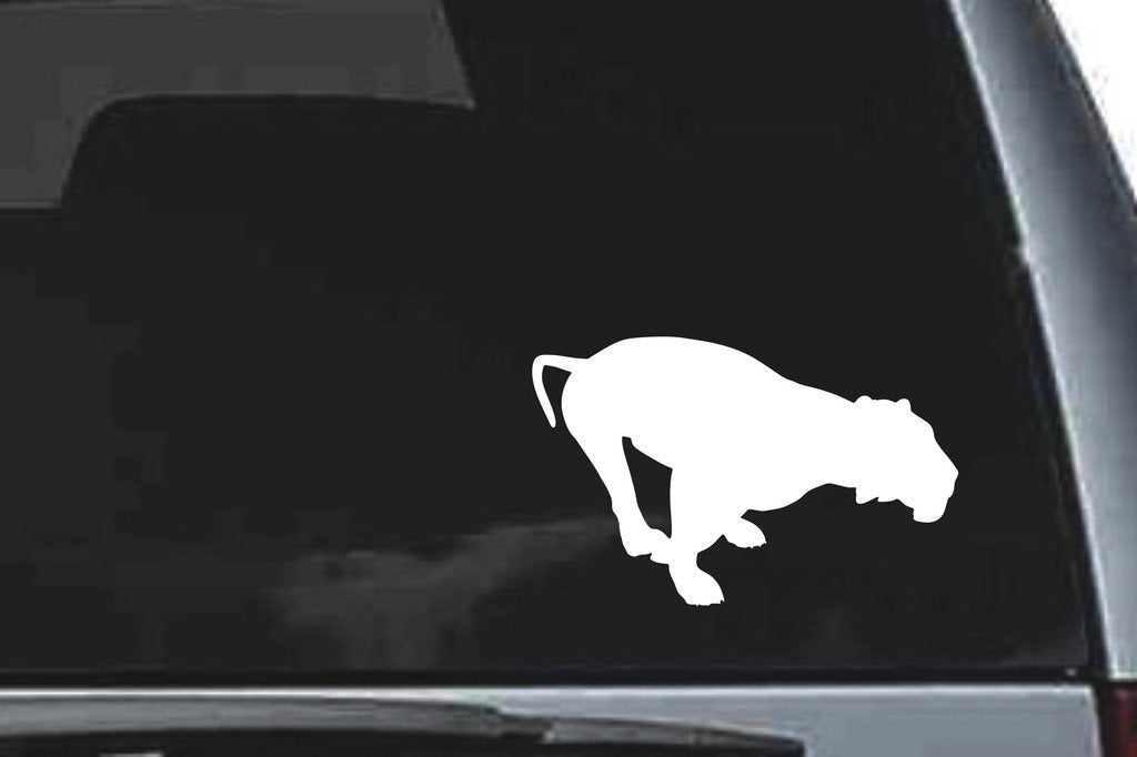 Picniva Tiger Sty4 Vinyl Car Window Decal, Approx 5 in