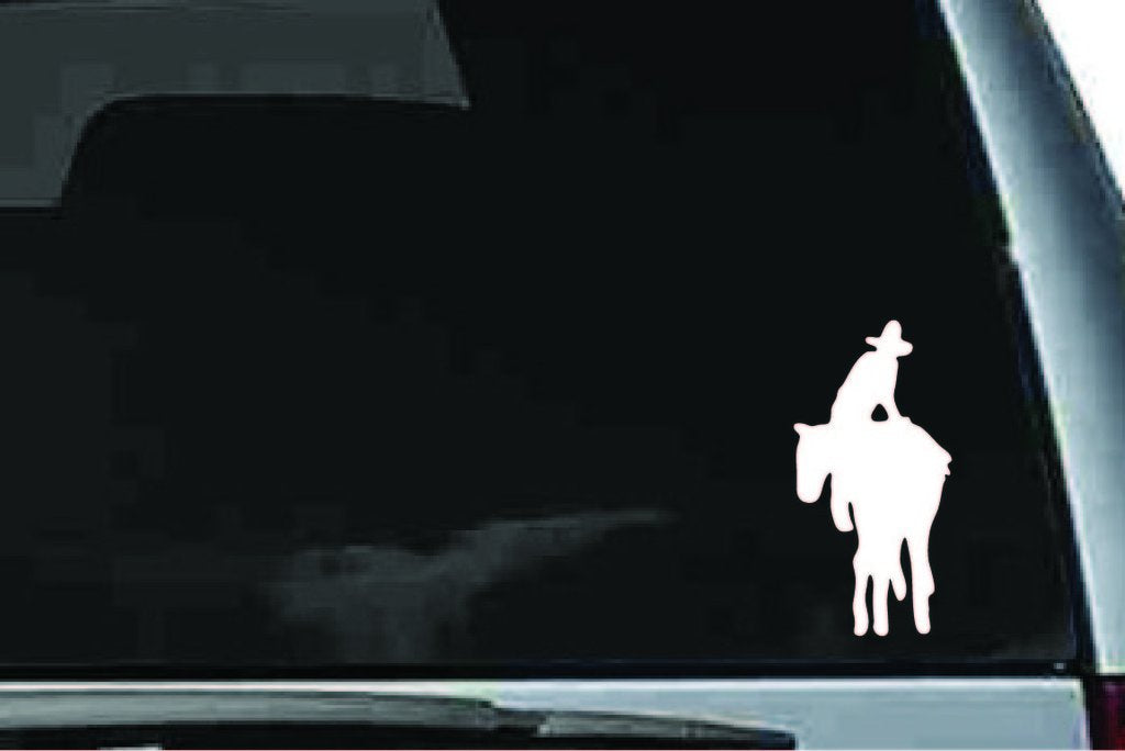 Picniva Horse Rider Sty20 Vinyl Car Window Decal, Approx 5 in