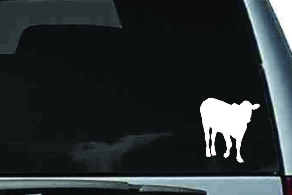 Picniva Cow Sty47 Vinyl Car Window Decal, Approx 5 in