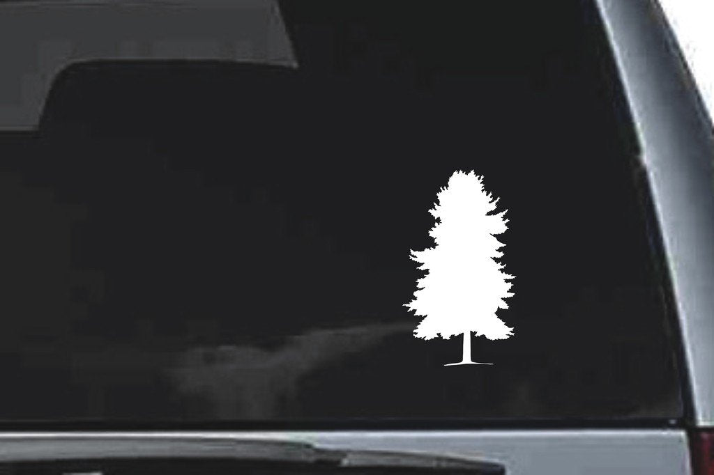 Picniva Tree Sty22 Vinyl Car Window Decal, Approx 5 in