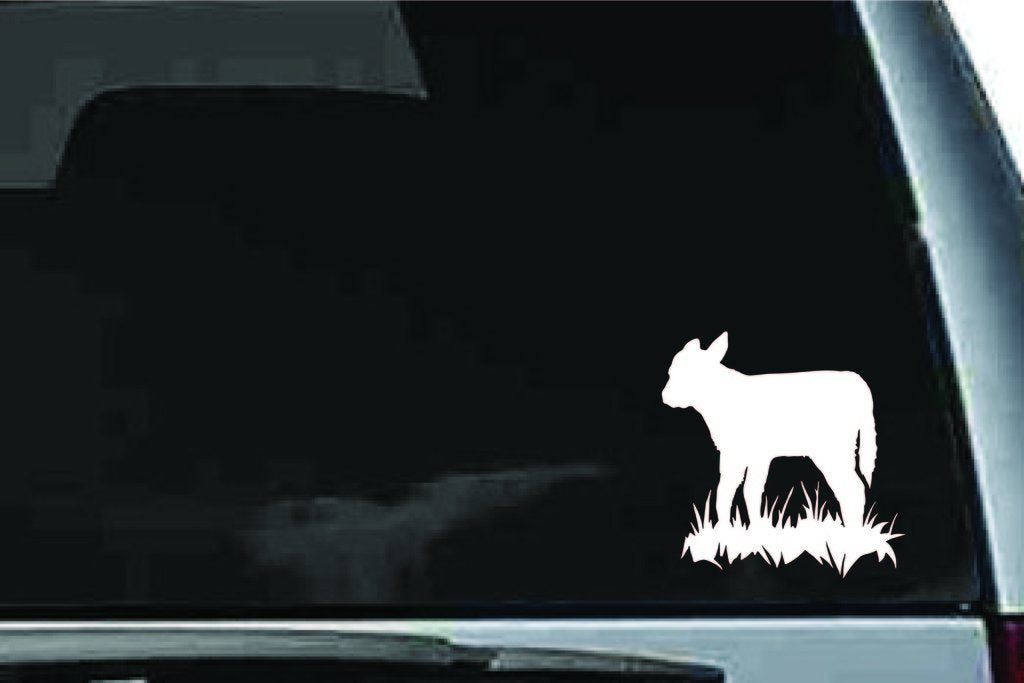 Picniva Cow Sty16 Vinyl Car Window Decal, Approx 5 in