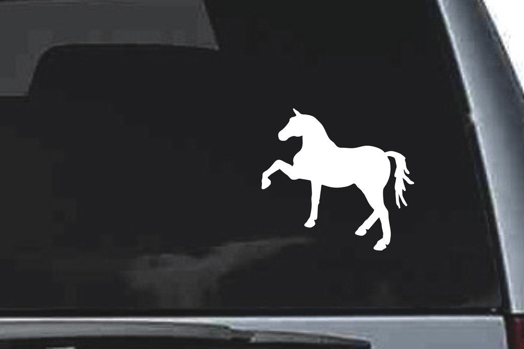 Picniva Horse Sty44a Vinyl Car Window Decal, Approx 5 in