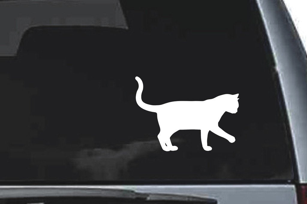 Picniva British Shorthair Cat Sty8 Vinyl Car Window Decal, Approx 5 in