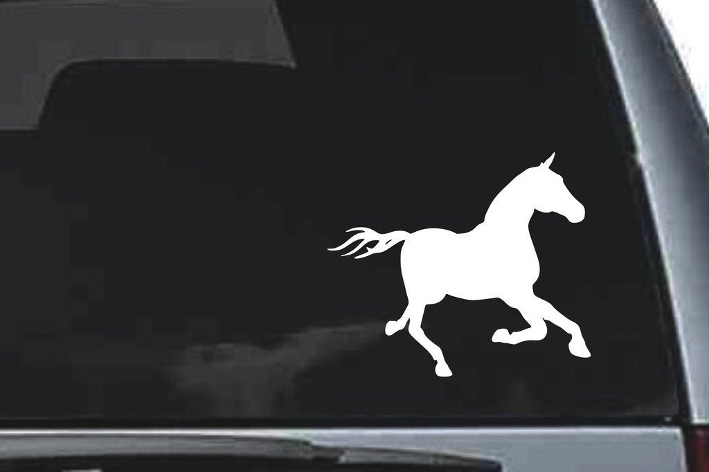 Picniva Horse Sty75 Vinyl Car Window Decal, Approx 5 in