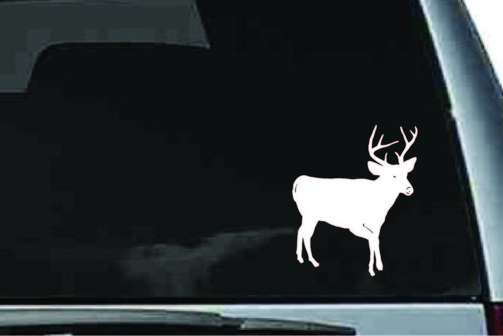 Picniva Buck Sty8 Vinyl Car Window Decal, Approx 5 in