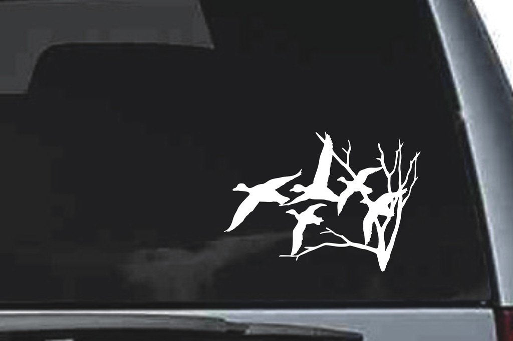 Picniva Duck Stys2 Vinyl Car Window Decal, Approx 5 in