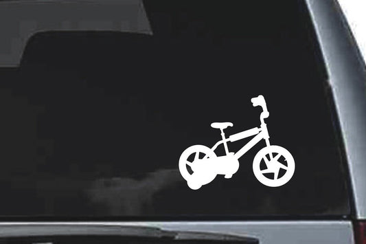 Picniva Bicycle Sty4a Vinyl Car Window Decal, Approx 5 in