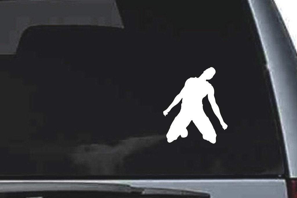 Picniva Kneeling Sty13 Vinyl Car Window Decal, Approx 5 in