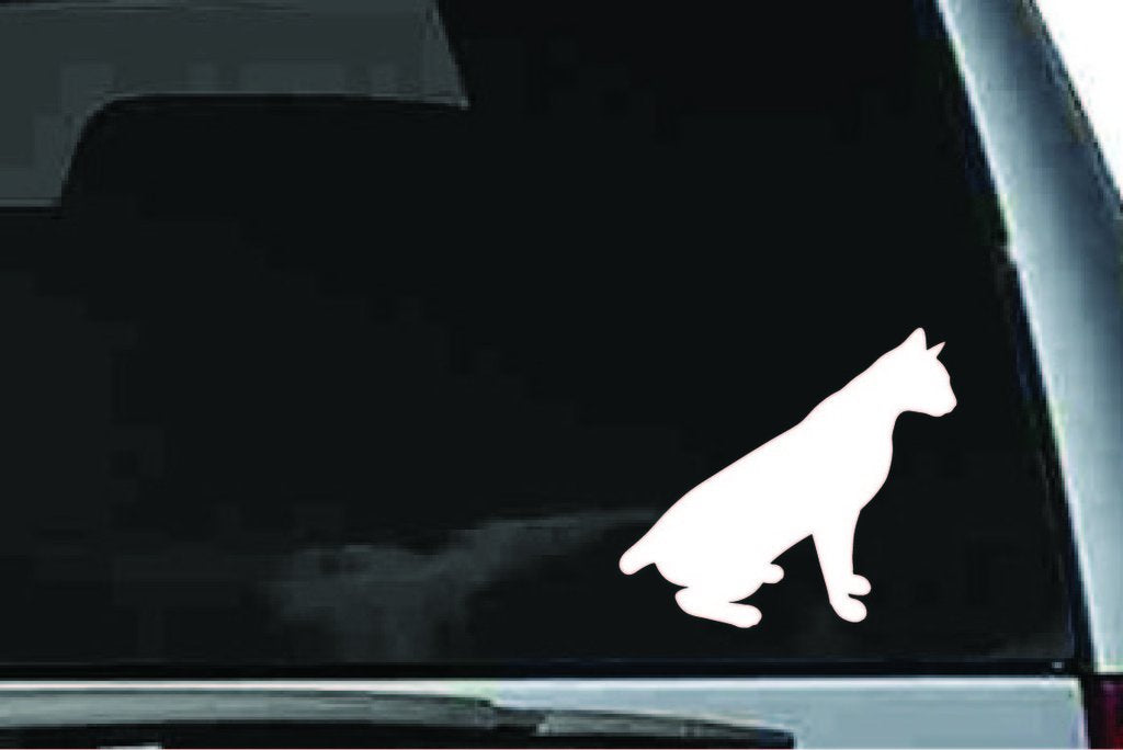 Picniva Siamese Cat Sty19 Vinyl Car Window Decal, Approx 5 in