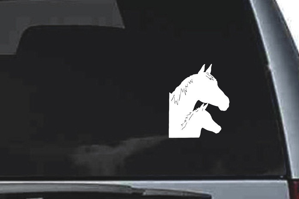 Picniva Horse Sty21 Vinyl Car Window Decal, Approx 5 in