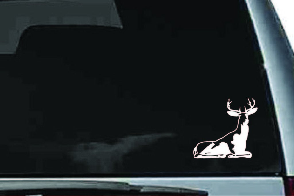 Picniva Buck Sty25 Vinyl Car Window Decal, Approx 5 in