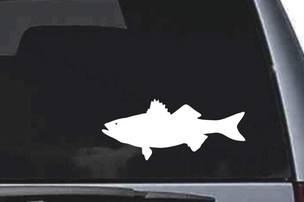 Picniva Fish Sty62 Vinyl Car Window Decal, Approx 5 in