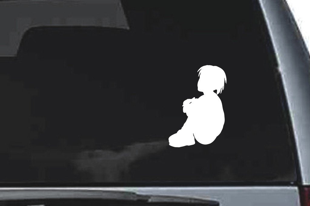 Picniva Boy Sty2 Vinyl Car Window Decal, Approx 5 in