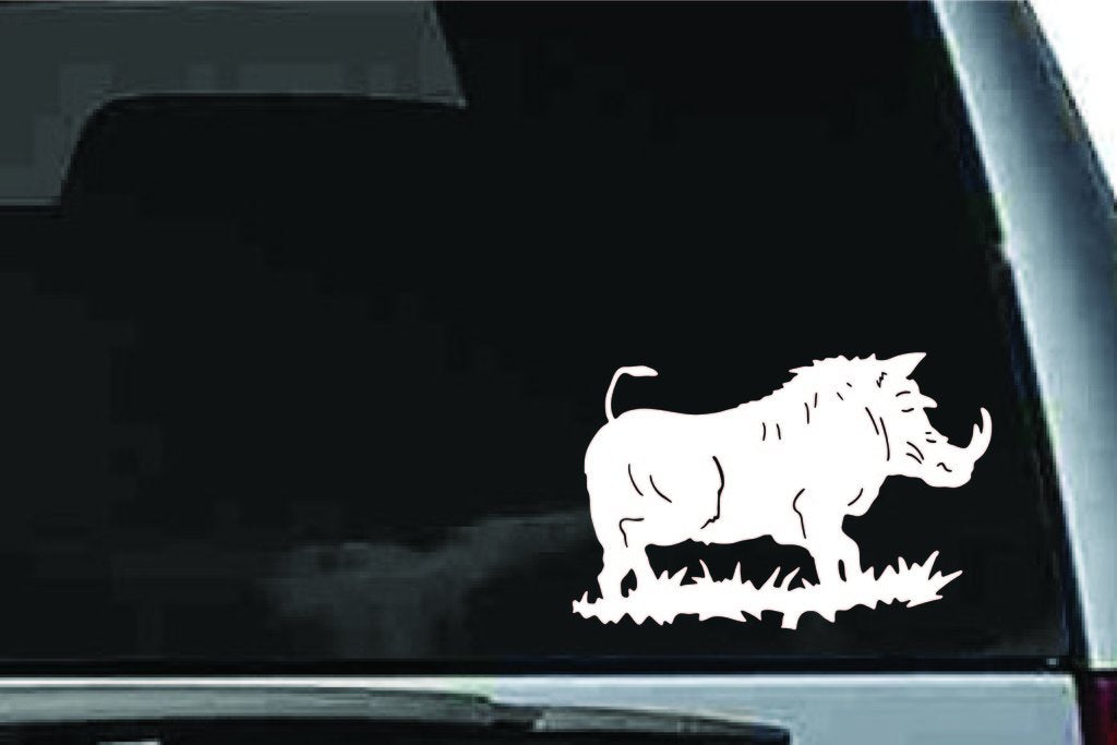 Picniva Boar Sty6 Vinyl Car Window Decal, Approx 5 in