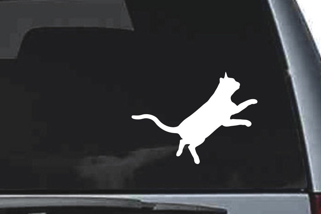 Picniva Cat Sty20a Vinyl Car Window Decal, Approx 5 in
