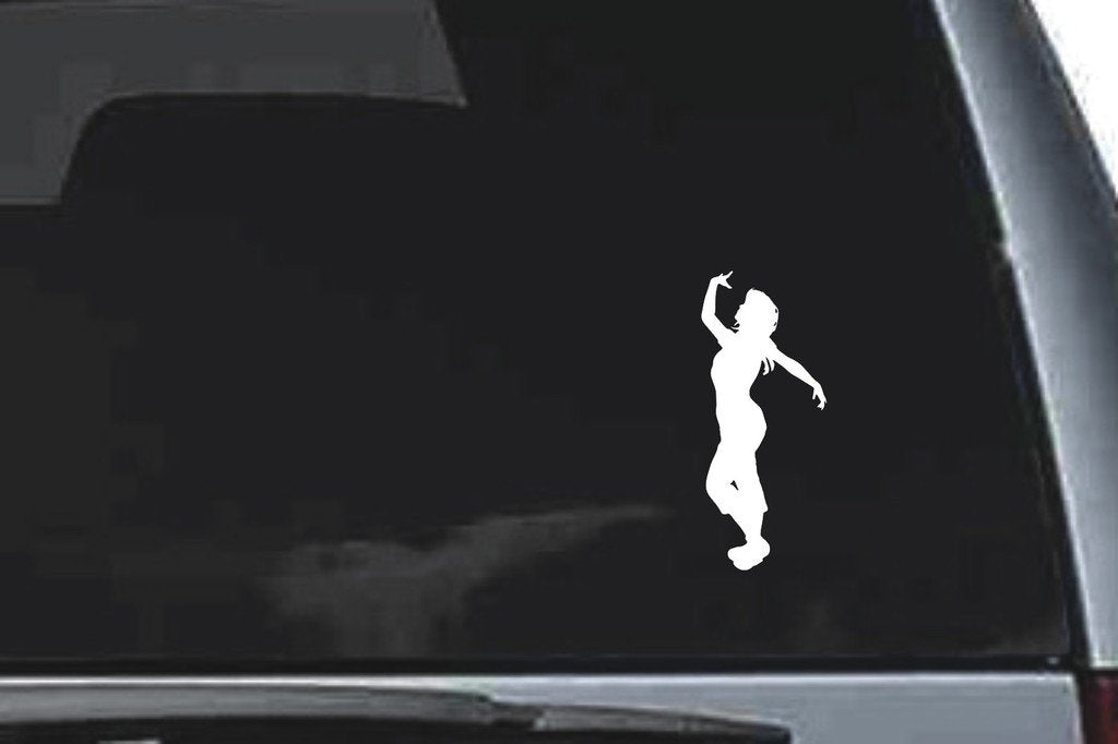 Picniva Standing Sty5 Vinyl Car Window Decal, Approx 5 in