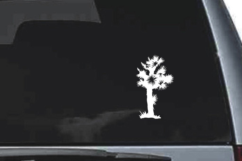 Picniva Tree Sty7 Vinyl Car Window Decal, Approx 5 in