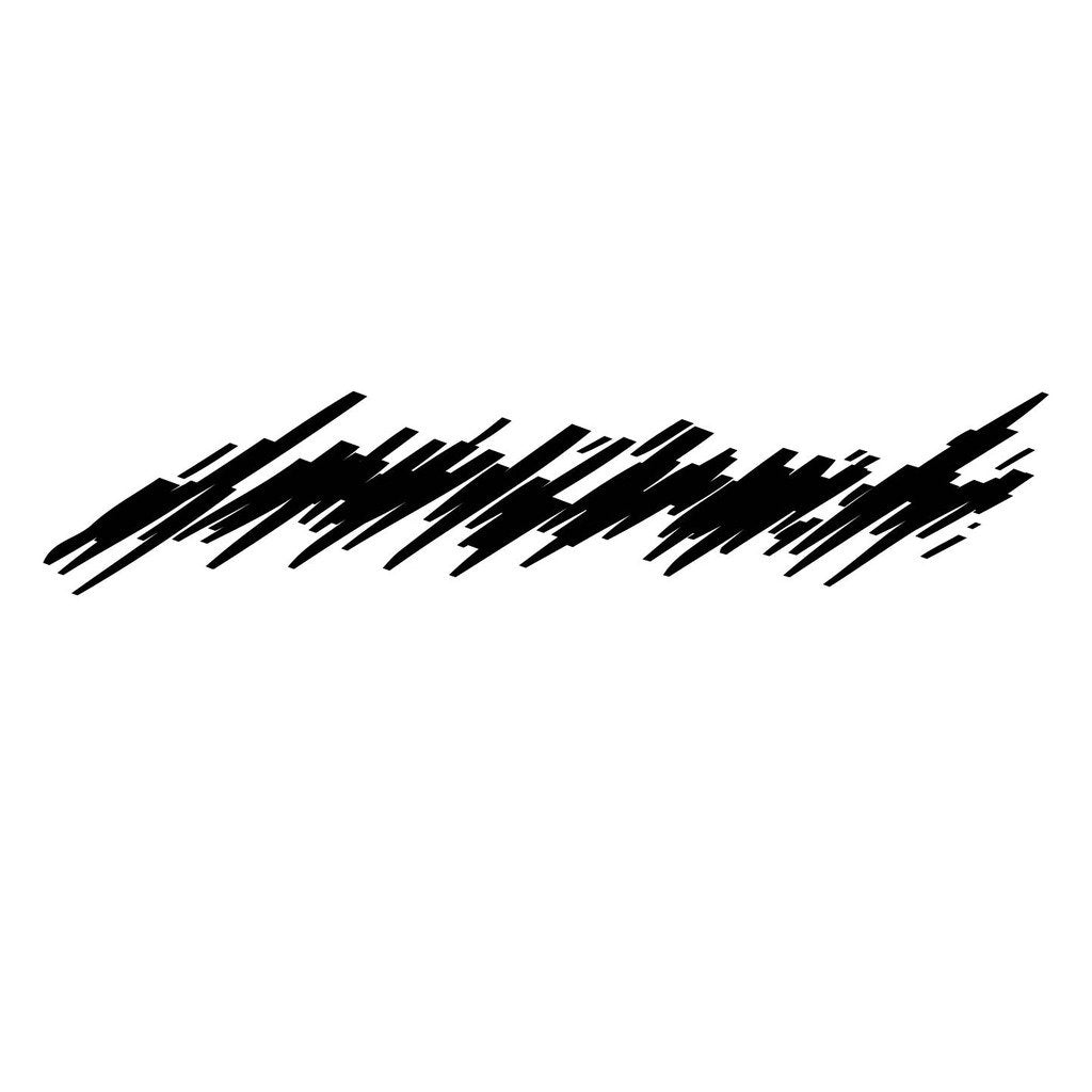 Picniva sty223 Racing Car Body Side Stripes Sticker Decal 2 Pcs