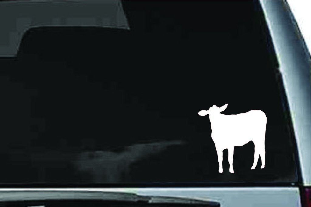 Picniva Cow Sty46 Vinyl Car Window Decal, Approx 5 in