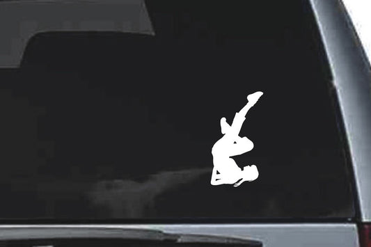 Picniva Stretching Sty4 Vinyl Car Window Decal, Approx 5 in