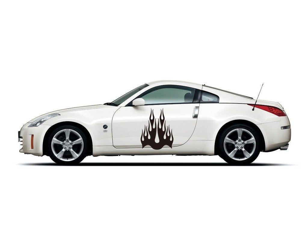 Picniva sty451 Car Body Side Stripes Vinyl Graphics Sticker Decals 2 Pcs
