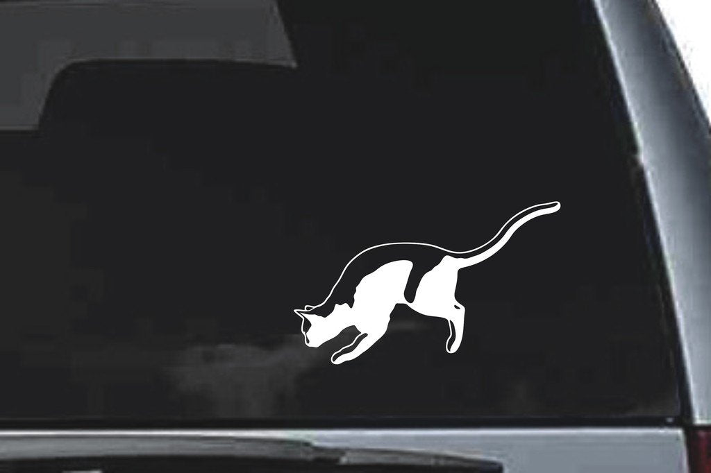 Picniva Cat Sty29 Vinyl Car Window Decal, Approx 5 in