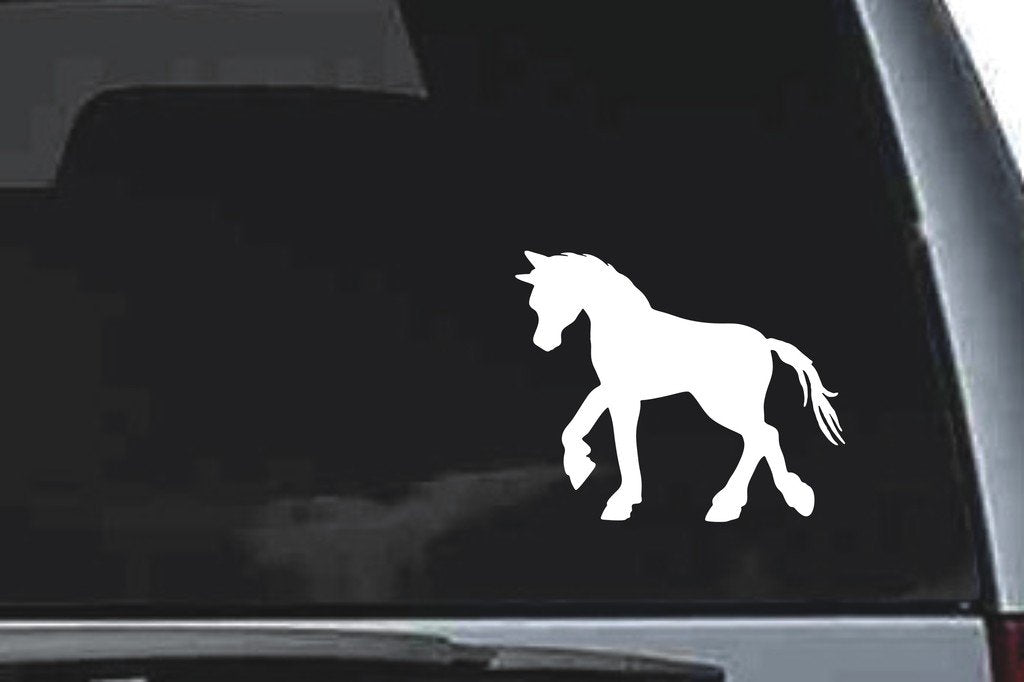 Picniva Pony Sty9a Vinyl Car Window Decal, Approx 5 in