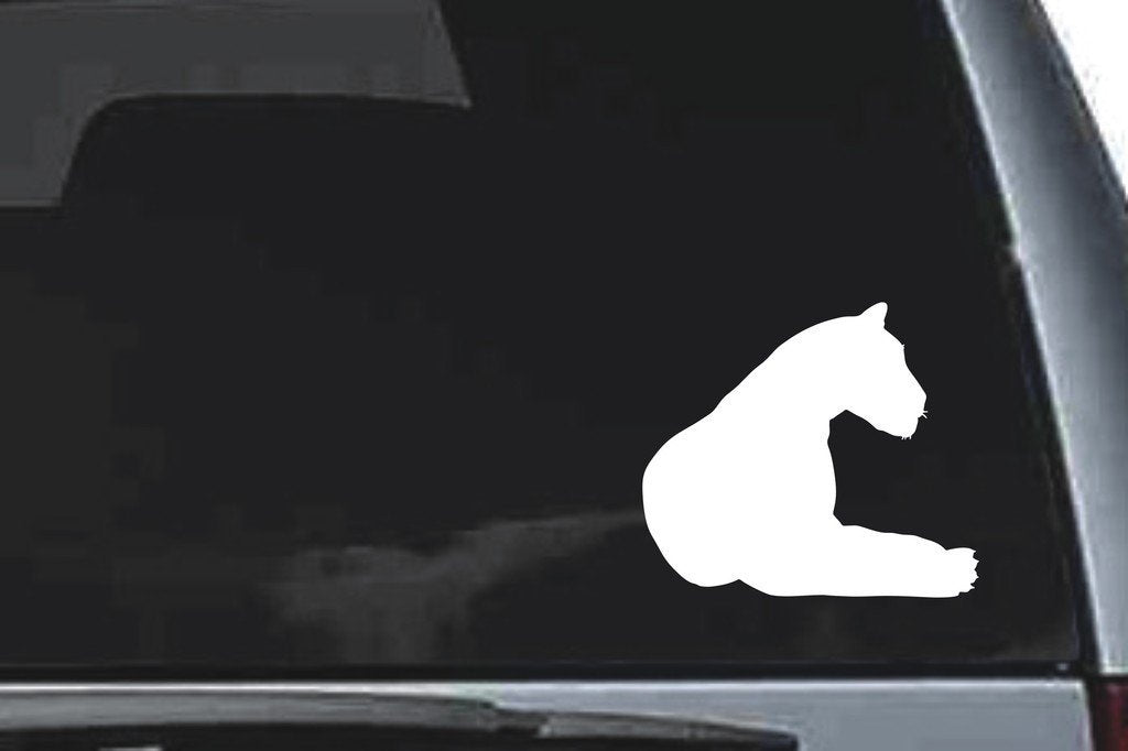 Picniva Tiger Sty5 Vinyl Car Window Decal, Approx 5 in